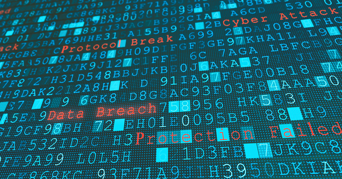 Digital wall virus data breach