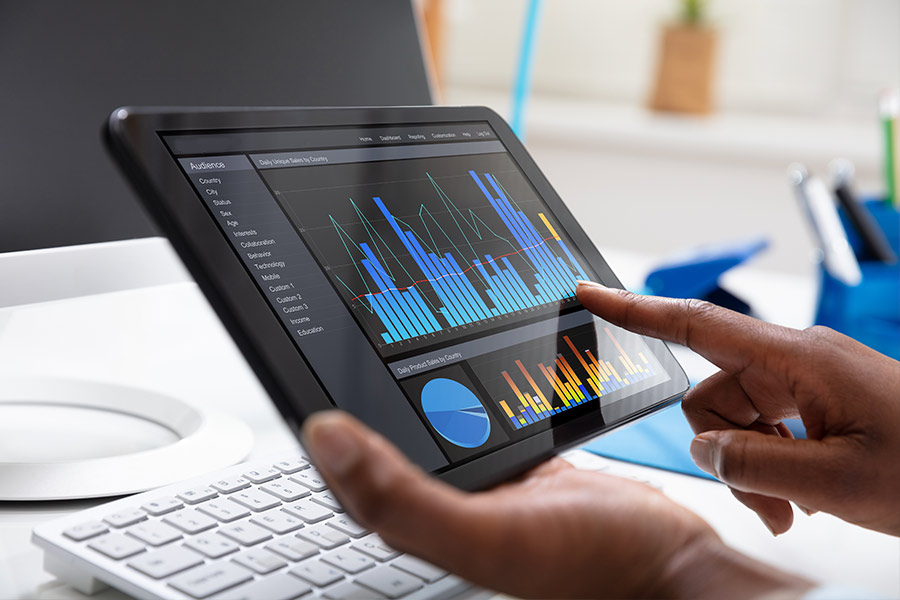 Threat analytics on tablet