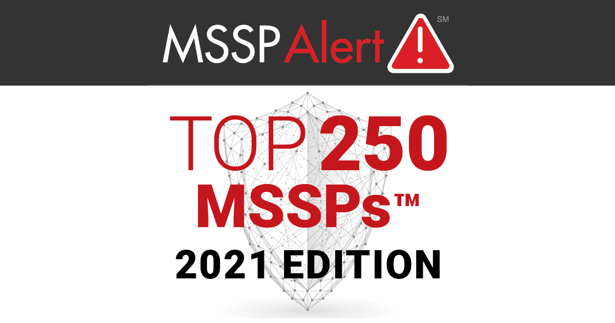 MSSP Alert's Top 250 MSSPs 2021 Edition logo